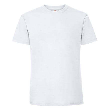 Fruit of the Loom Unisex volwassen Iconic 190 T-Shirt (Wit)
