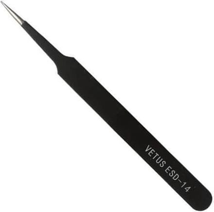 Dermarolling Black Tweezer - Wimperpincet ESD #14