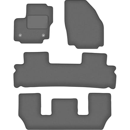 Grafiet automatten voor: Ford S-MAX MK1 FL 7-zits (2012-2015)