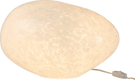 J-Line lamp Dany Vlekken Ovaal - glas - wit
