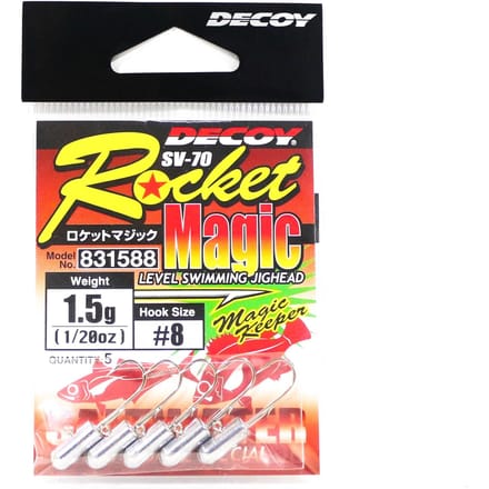 Gelode koppen Decoy SV 70 Rocket Magic (x5)
