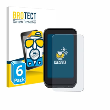 BROTECT - Screenprotector voor iGPSPORT BiNavi Air - Folie Beschermfolie matte 6 Stuks