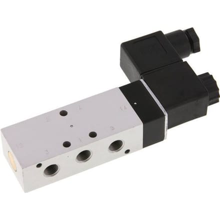 5/2 G1/8'' Magneetventiel 230V AC 3-10bar/42-140psi Airtec