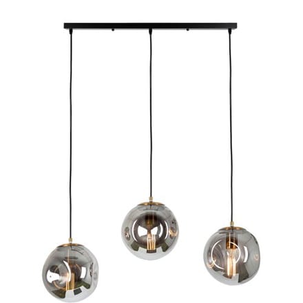 Nostalux Hanglamp Orbs 3-lichts recht Ø20cm