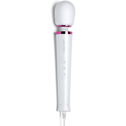 Le Wand Powerful Petite Plug-In Vibrerende Massage Vibrator Wit
