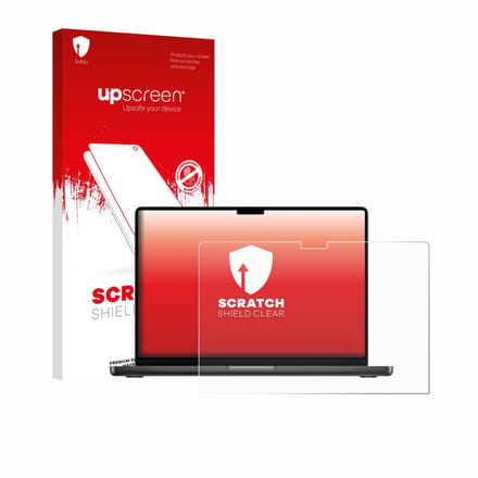upscreen - Screenprotector voor Apple MacBook Pro 14" M5 2026 - Folie Beschermfolie transparant