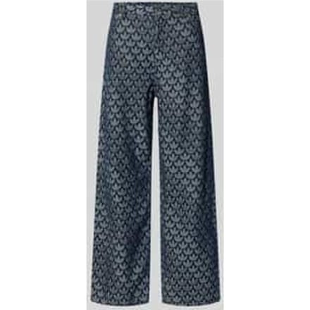 Wide fit jeans met steekzakken
