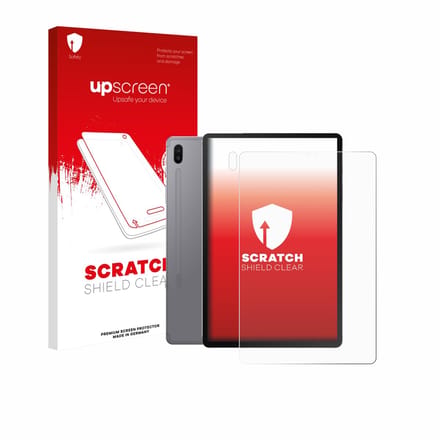 upscreen - Screenprotector voor Samsung Galaxy Tab S6 2020 (Voor+Camera) - Folie Beschermfolie transparant