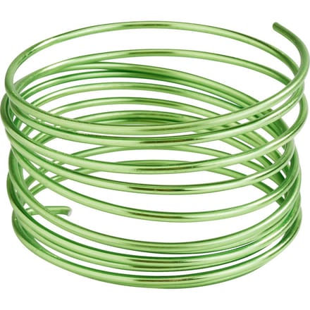 Decoratieve aluminiumdraad, 2 mm - Lichtgroen