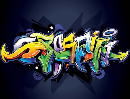 Fotobehang Graffiti Street Art | DEUR - 211cm x 90cm | 130g/m2 Vlies
