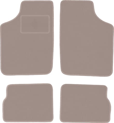 Beige veloursmatten voor: Opel Corsa A hatchback (1982-1993)