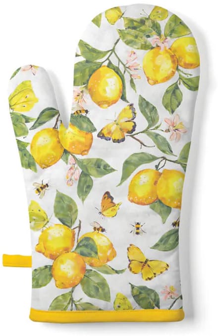Ambiente - Ovenwant met citroenen 18x30cm - Fresh lemons white