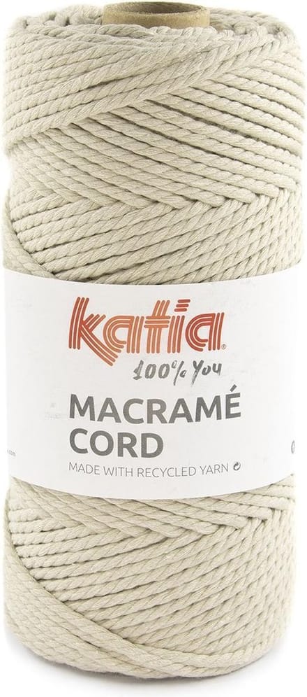 Katia Macramé Cord - 114 lichtbeige - Katoen Garen