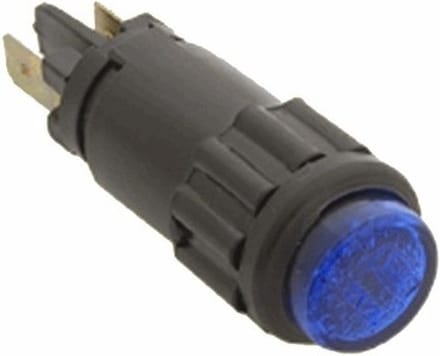 Indicatie lampje - Blauw - 58mm - 12/24V