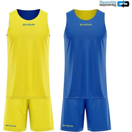 Givova Double Set Geel,Blauw M Man,Vrouw