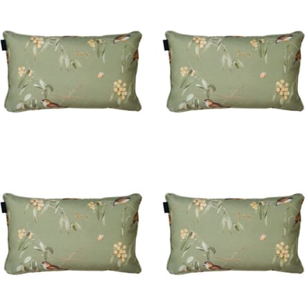 Madison - Sierkussen Aria - Groen - 30x50x10cm - Set van 4