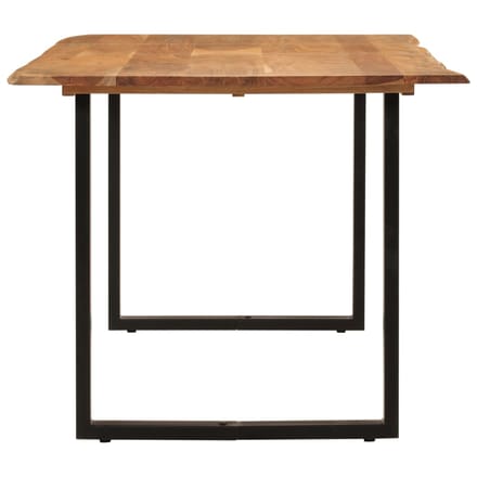 vidaXL - Eettafel - 180x90x76 - cm - massief - acaciahout