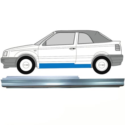 Reparatie dorpel voor Volkswagen Golf 3 1991-1998 / Links / CABRIO