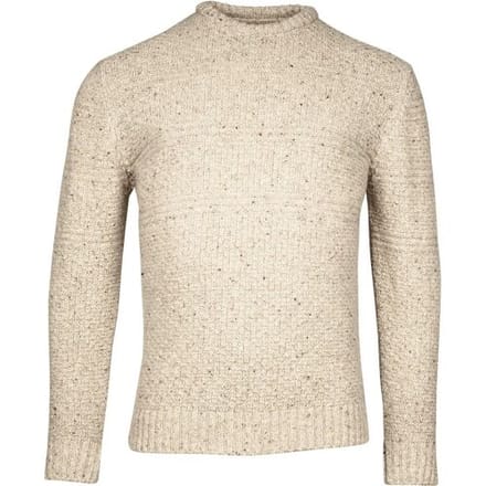 Baileys Trui Crew Neck Allover Structure Knit Kitt / male