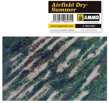 AMMO by Mig Jimenez Modelbouwdecoratie - MIG 8481 Airfield Dry-Summer - Mat for Diorama Accessoires set