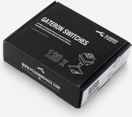 Glorious Gateron Transparant Switches (120 pcs) - Key Switches