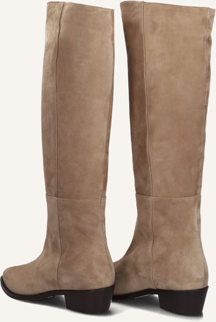 Notre-V 394492 Laarzen - Suède - Dames - Beige - Maat 37