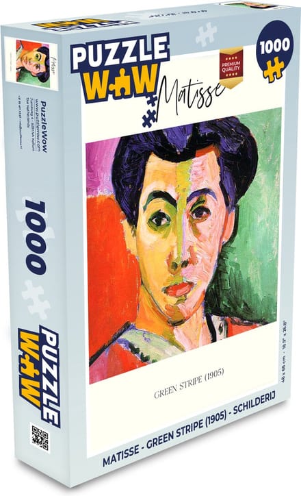 Puzzel Matisse - Green stripe (1905) - Schilderij - Legpuzzel - Puzzel 1000 stukjes volwassenen