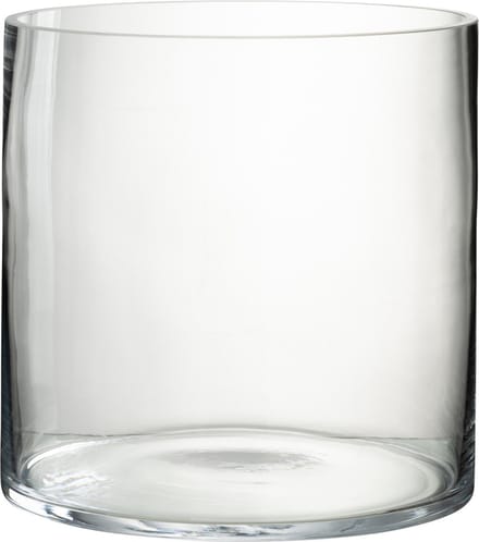J-Line windlicht Rond - glas - transparant - large