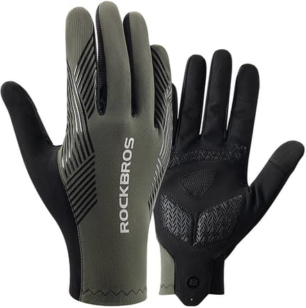 Rockbros cycling gloves spring/summer/autumn full size: L - green