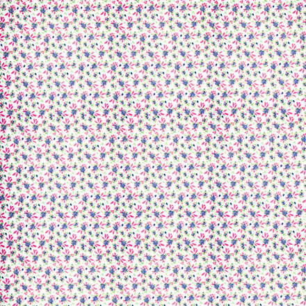 Kitsch Kitchen tafelkleed Mercado de Flores blauw 150 x 150 cm