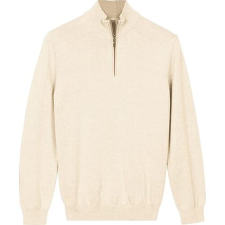 Baileys Trui Half Zip Cotton Knit Shell / male