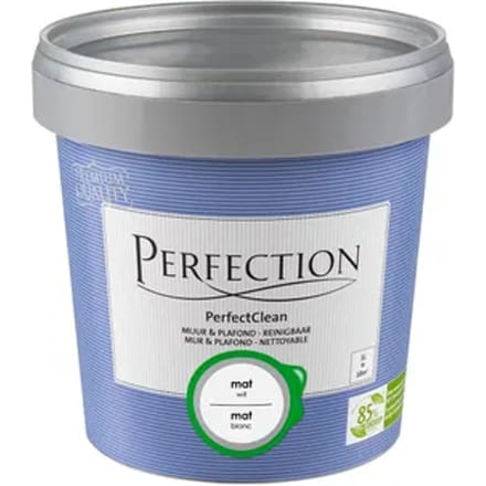 Perfection Perfectclean Muurverf - Mat - Wit - 1l