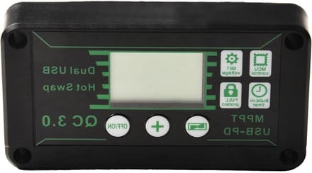 Digitale Display MPPT Solar Laadregelaar Geoptimaliseerd Voor Maximum Power Oogst Van Zonnepanelen 12V 24V Systemen (30A)