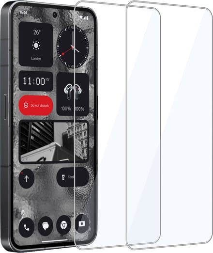 2x Geschikt voor Nothing Phone 2 - Screenprotector - Beschermglas - GuardCover