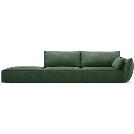 4-zitsbank Vanda links chenille | Mazzini Sofas