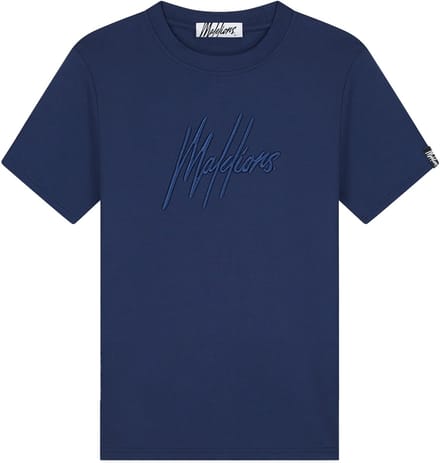 Malelions essentials t-shirt in de kleur blauw.