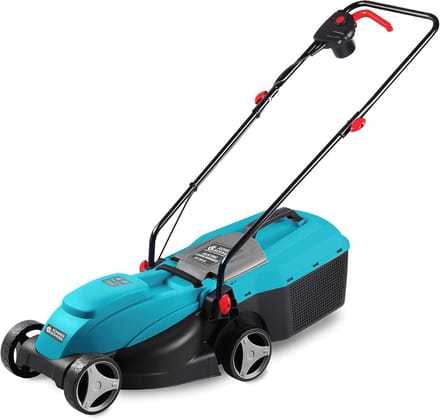 Elektrische Grasmaaier 1000W - 32 cm Snijbreedte - Opvangbak 25L - 3 Maaiveldhoogtes