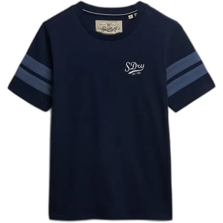 Superdry - Varsity Stripe Script T-shirt - Dames - T-shirts