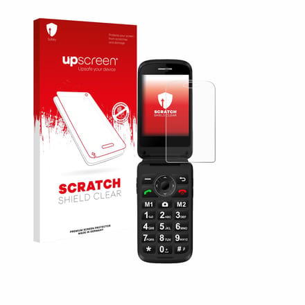 upscreen - Screenprotector voor Simvalley Mobile XL-970 - Folie Beschermfolie transparant
