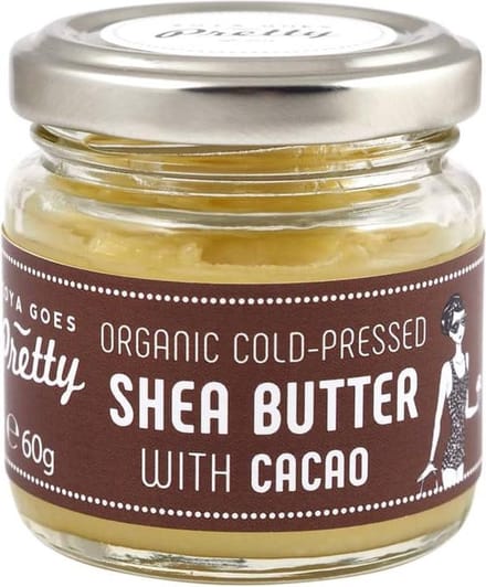 Organic Cold Pressed Shea Body Butter met Cacao - 60 gram