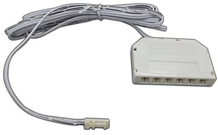 6-voudige 12V verdelerbox voor LED-lampen - 200 cm voedingskabel - maximaal 3A