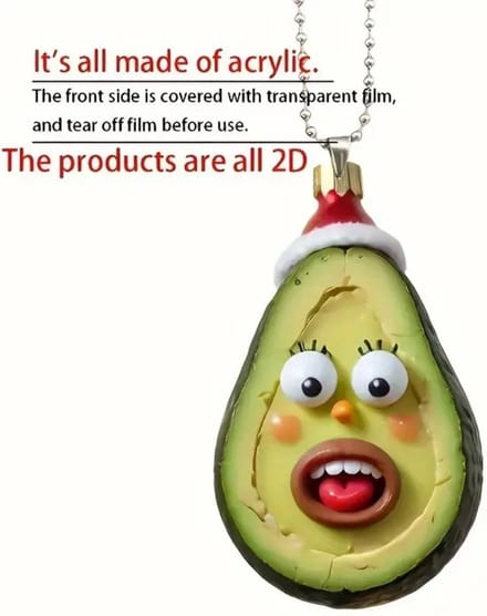 Nivard Kerstballen - Kerstversiering - Acryl - Avocado - Feestelijke Decoratie - E