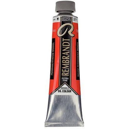 Rembrandt Olieverf Tube 40 ml Permanentrood Middel 377