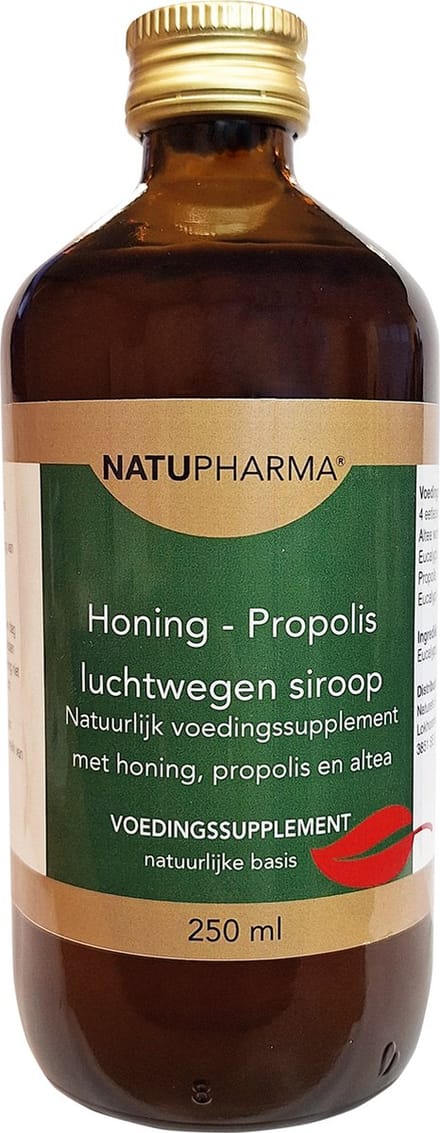 Natupharma Honing & Propolis Luchtwegen siroop 250ml