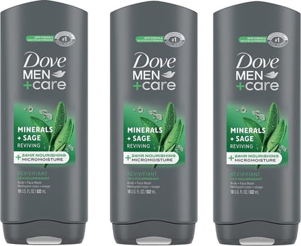 Dove Douchegel Minerals + Sage 3 x 400 ml