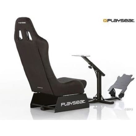 Playseat® Evolution Racestoel - Verstelbare Race Cockpit - Inklapbaar - Racing Suéde - Zwart