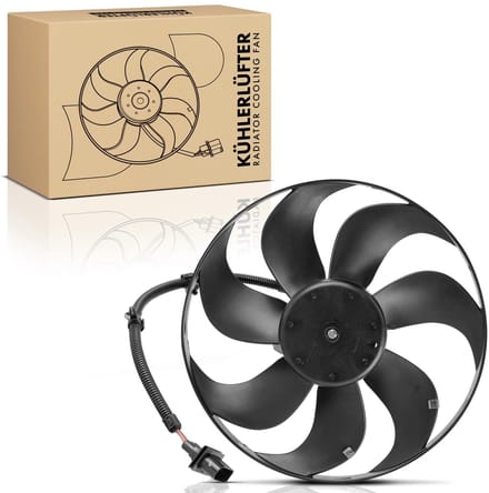 Frankberg 1x Motorradiateur Enkele ventilator