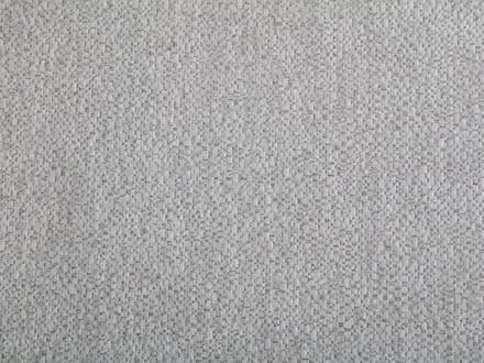 Vente-unique Driezitsbank + fauteuil in grijze chenille stof - TALIENA