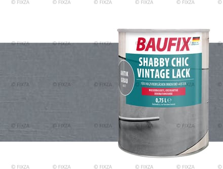 BAUFIX Shabby Chic Vintage lak antiek grijs 0,75 Liter