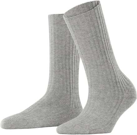 FALKE Cosy Wool Boot eenkleurig wol sokken dames grijs - maat 35-38